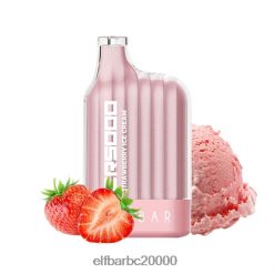 Elf Bar Cena - ELFBAR CR5000 vienreizējās lietošanas vape zemeņu saldējums 42D8FX266