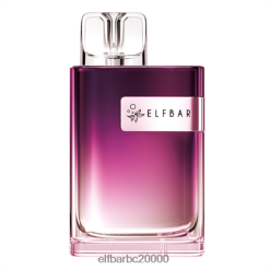 Elf Bar Cena - ELFBAR Crystal CR600 vienreizējās lietošanas vape zemeņu avenes 42D8FX36