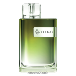 Elf Bar Cena - ELFBAR Crystal CR600 vienreizējās lietošanas vape zemeņu kivi 42D8FX31