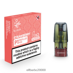 Elf Bar Cena - ELFBAR Mate 500 P1 pildītas pākstis (2 iepakojumi) zemenes 42D8FX146