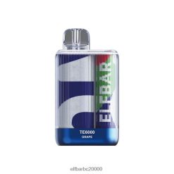 Elf Bar Cena - ELFBAR TE6000 vienreizējās lietošanas vape vīnogas 42D8FX326