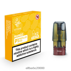 Elf Bar Latvija - ELFBAR Mate 500 P1 pildītas pākstis (2 iepakojumi) mango 42D8FX153