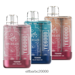 Elf Bar Pirkt - ELFBAR EBCREATE TE6000 paraugu ņemšanas iepakojums daudzveidīga garša 42D8FX247