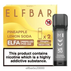 Elf Bar Riga - ELFBAR ELFA pildīta pāksts (2 iepakojumi) ananāsu citrona soda 42D8FX134