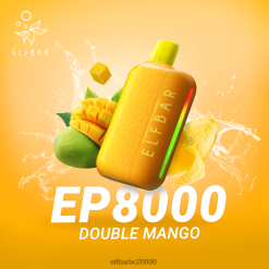 Elf Bar Riga - ELFBAR EP8000 vienreizējās lietošanas vape dubultā mango 42D8FX309