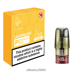 Elf Bar Riga - ELFBAR Mate 500 P1 pildītas pākstis (2 iepakojumi) citrons un laims 42D8FX149