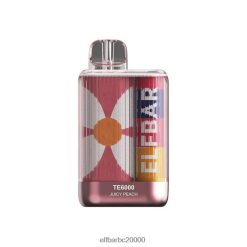 Elf Bar Vape Cena - ELFBAR TE6000 vienreizējās lietošanas vape sulīgs persiks 42D8FX325